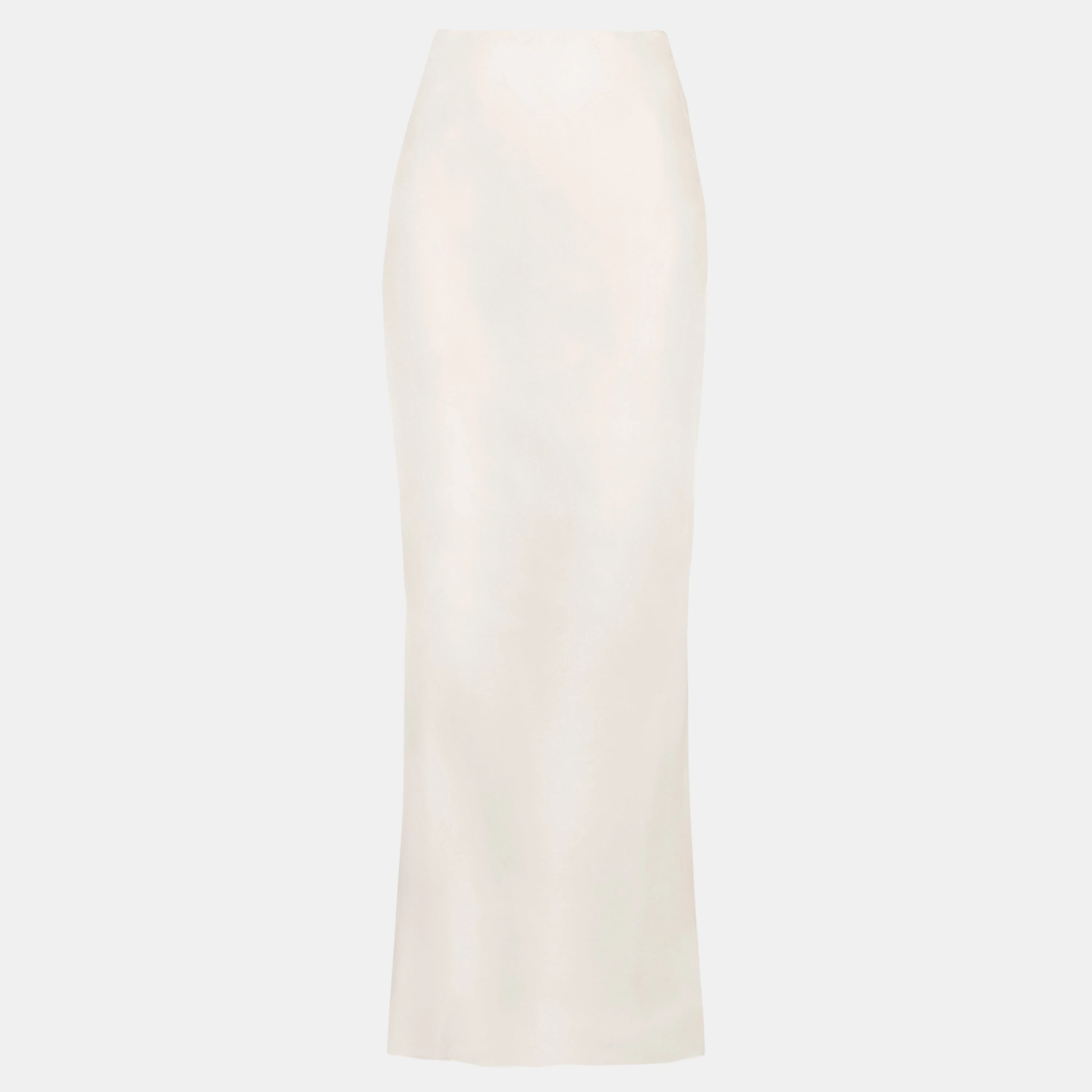 Cupro Bias-Cut Maxi Skirt - Champagne - Image 6
