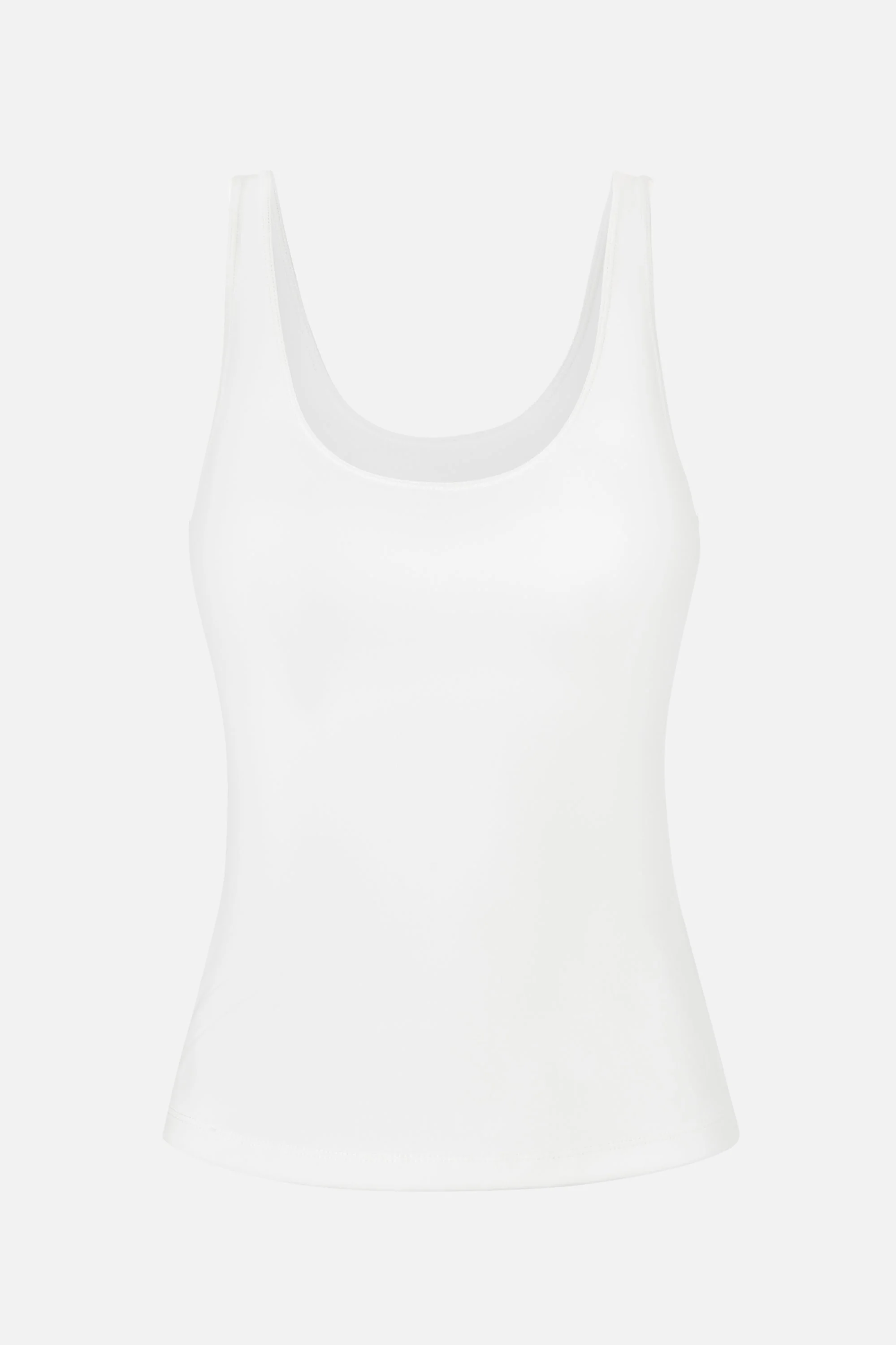Scoop Neck Tank Top - White - Image 6