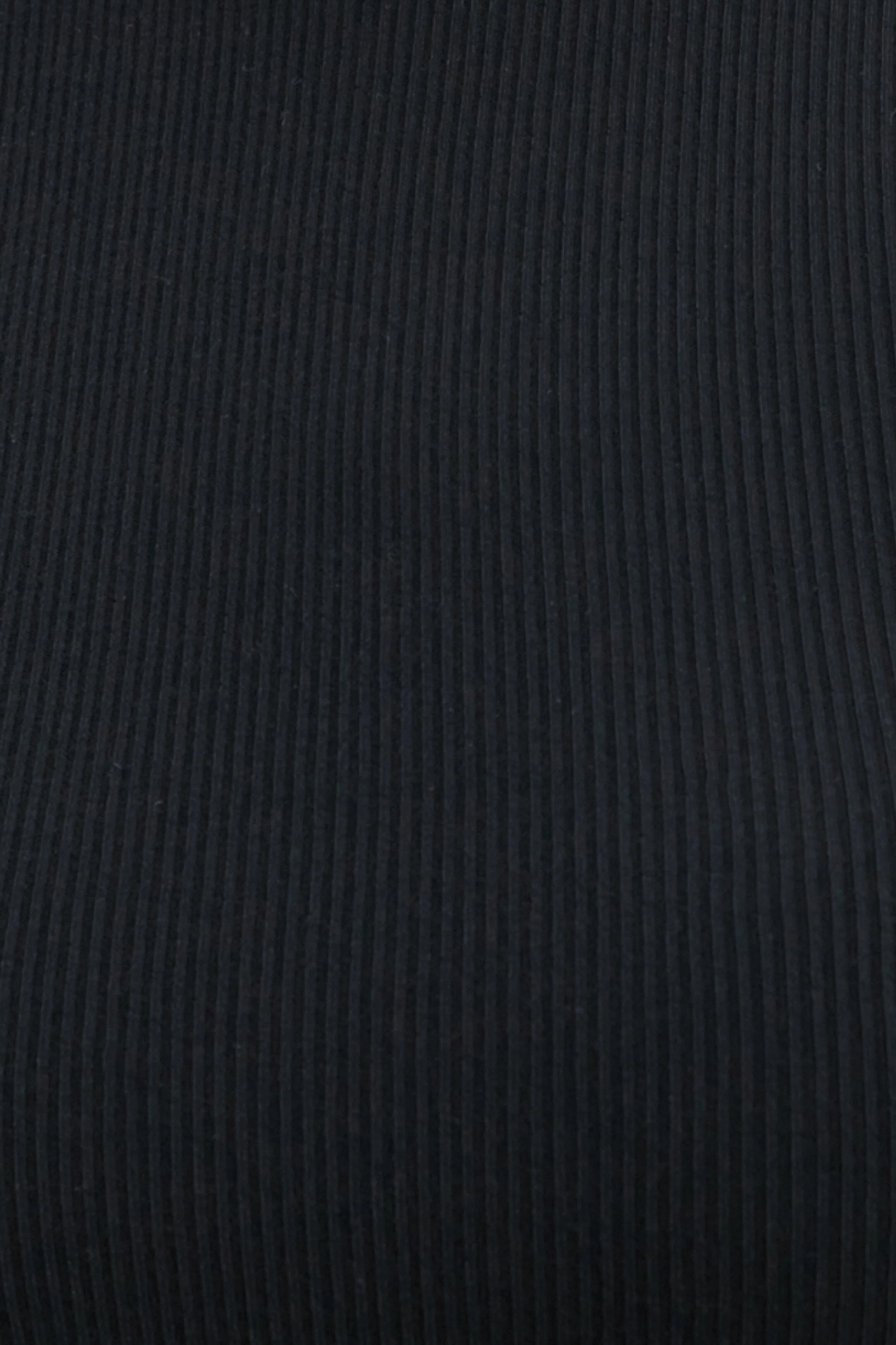 Soft Ribbed Tank Top - Black - Image 6